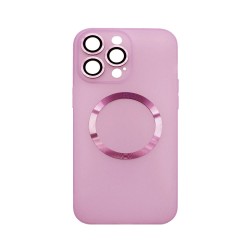 Capa Magnética com Lente de Câmara para Apple iPhone 14 Pro Max Rosa Capa Magnética com Lente de Câmara para Apple iPhone 14 Pro Max Rosa